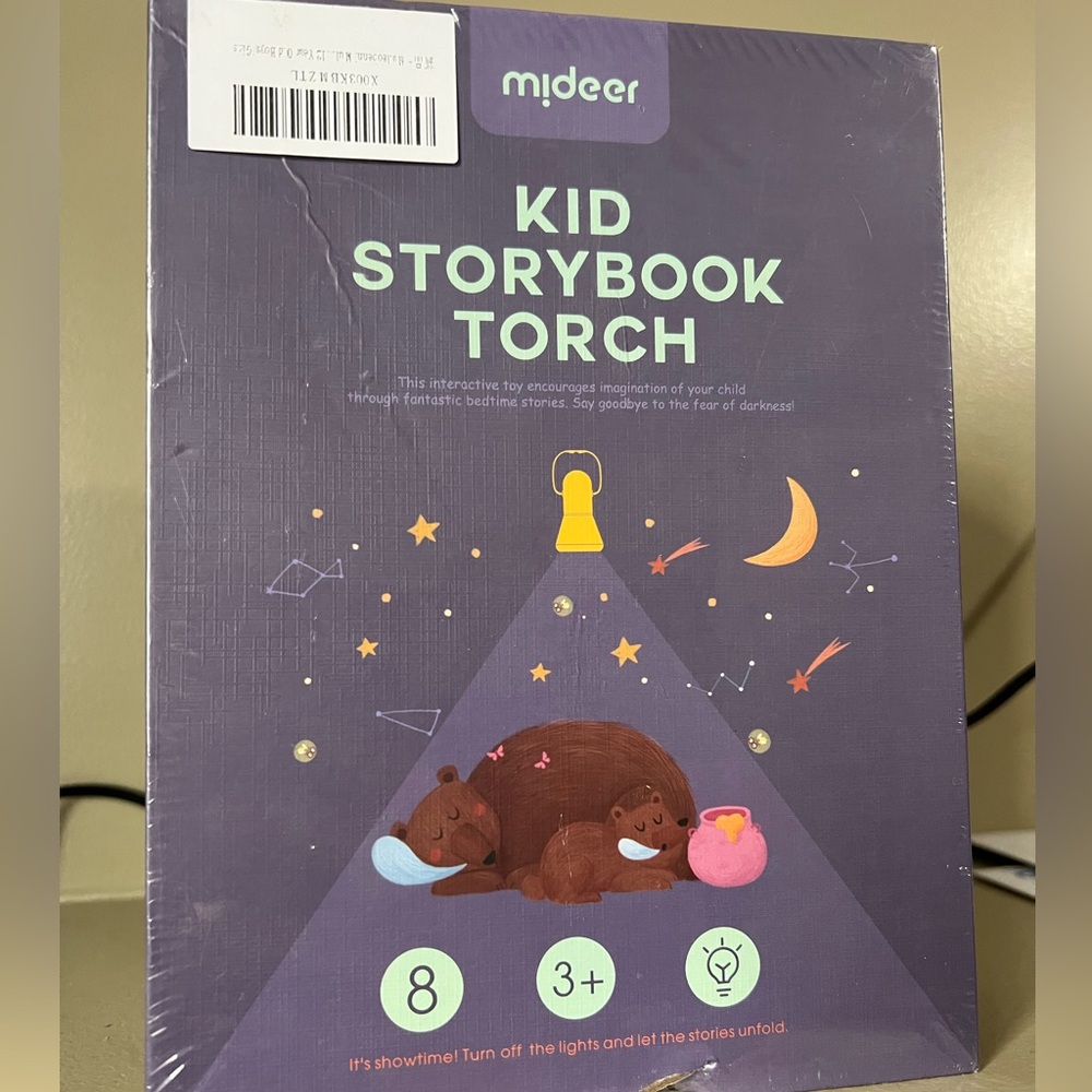 MiDeer kids Storybook Flashlight/ torch multifunctional story projector, light